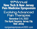 11th Annual of the New York and New Jersey Pain Medicine Symposium