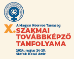 Magyar Nőorvos Társaság X. Szakmai Továbbképző Tanfolyama